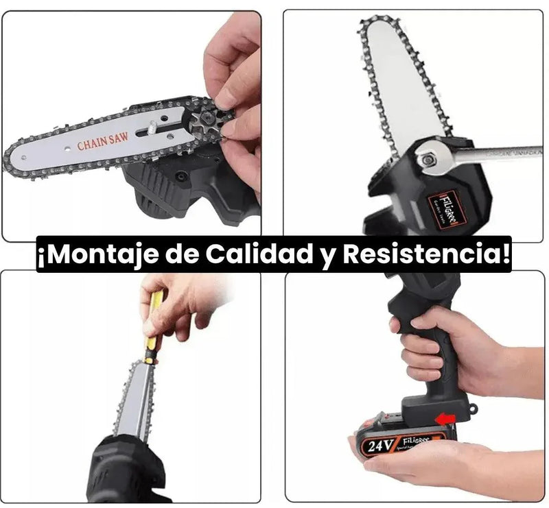 EconoFlex™ - Motosierra Eléctrica De Mano + Batería y Herramientas De Regalo 🎁[Descuento Solo Hoy]